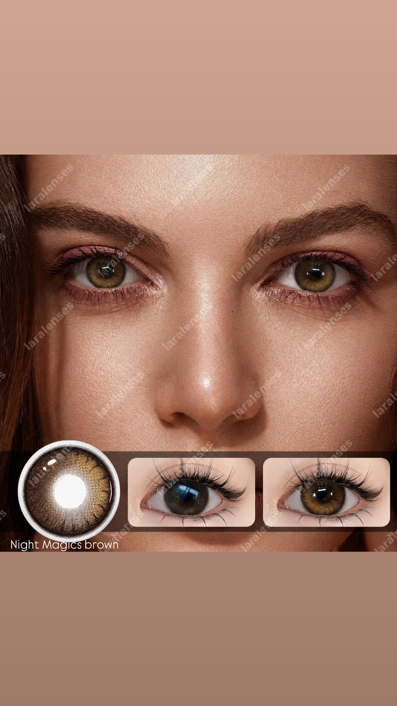 عدسات Night Magics Brown