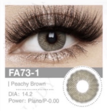 عدسات Peachy Brown